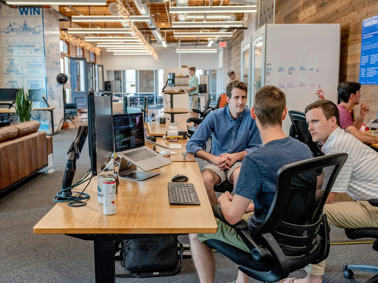 Developer working at desk – Northframes