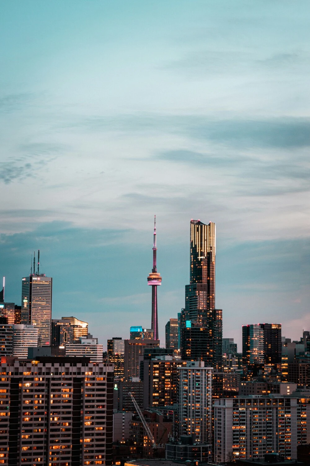 Canadian winter city